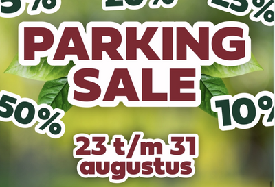 PARKING SALE bij Global Garden